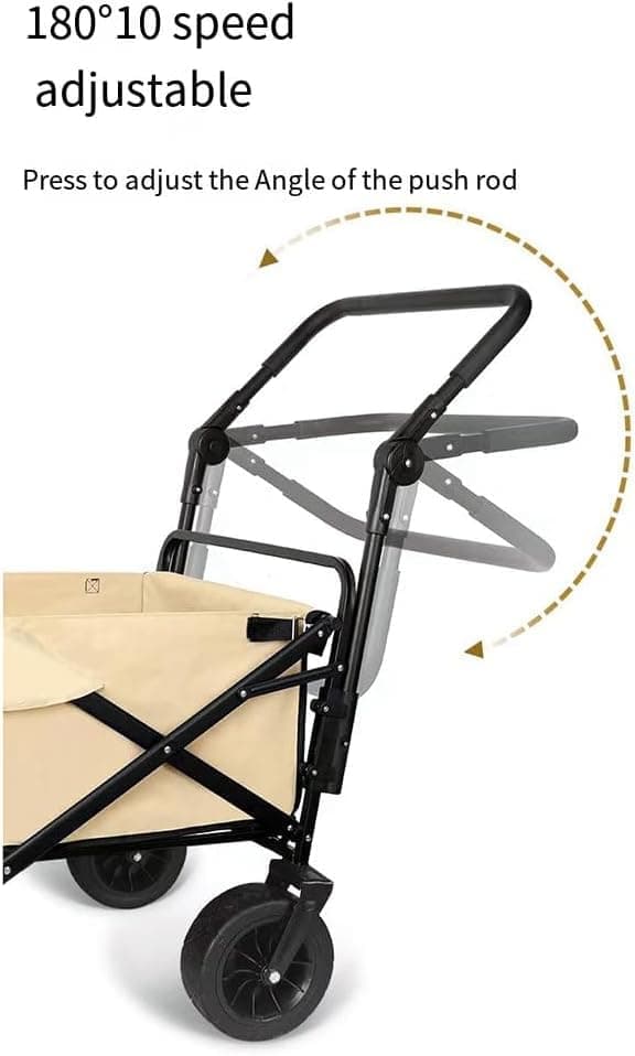 Folding Cart Push Handle Extendable Cart Handle Accessories Cart Equipment for Flat Folding Cart