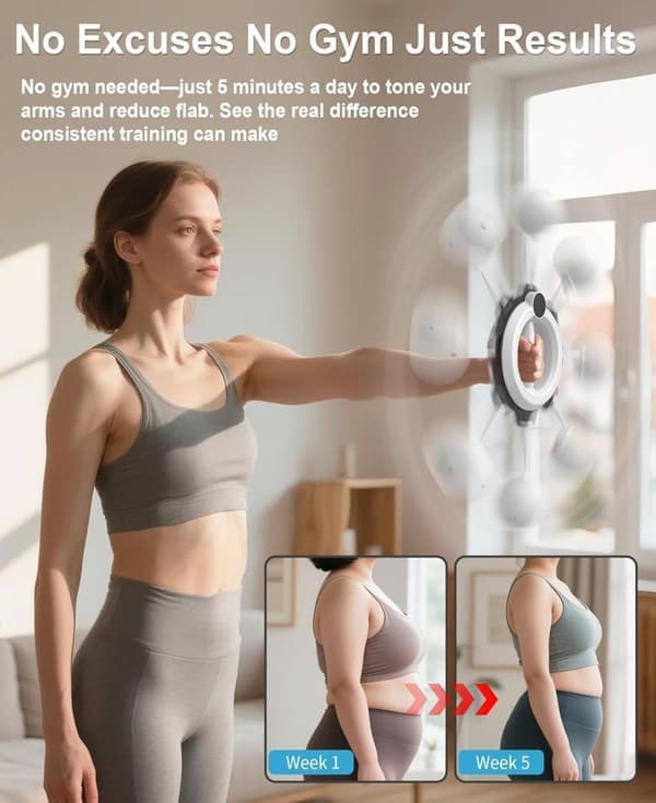 360° Smart Hula Hoop til arm- og håndtræning – fedtforbrænding og slanke arme