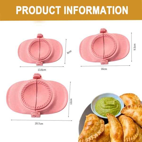 Empanada Maker - YNKKVRE - 3 delar - Livsmedelssäker - Snabb produktion - Effektiv