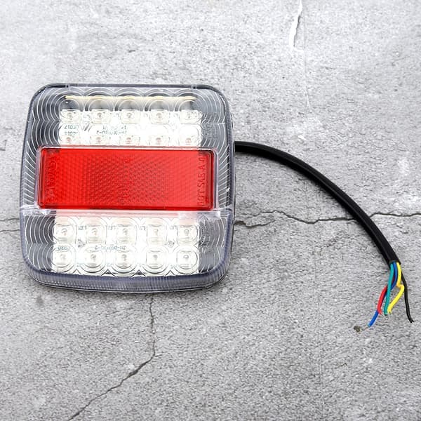 2 stk 12V 20LEDs Bil Lastebil Tilhenger Baklys Indikator Stopp Bremselys Blinklys