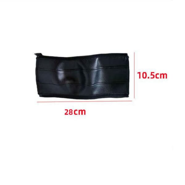 Stroller Handle Covers 2 Pcs Stroller Handle Grip Protector Removable Stroller Armrest Handle Leather Case