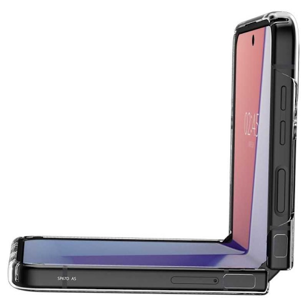 Samsung Z Flip 4 Stötdämpande Skal Simple Transparent