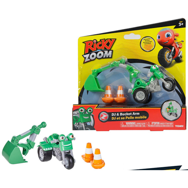 RICKY ZOOM VEHICLE & ACTION ACCESSORY DJ & Bucket Arm DJ & Bucket Arm