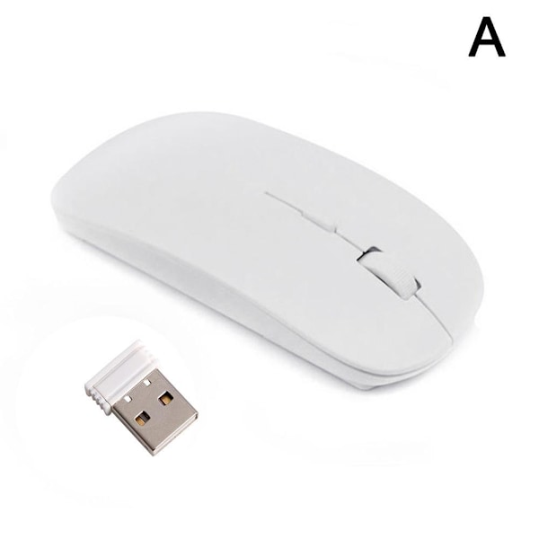 2,4 GHz trådlös sladdlös mus möss optisk rullar bärbar dator USB black One-size
