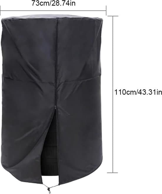 Dækken - Til 4 dæk - 420D - 73*110cm - Dækken til bildæk - Vandtæt - Solbeskyttelse - Støvtæt - Bildækken - Vinterdækken - Sort