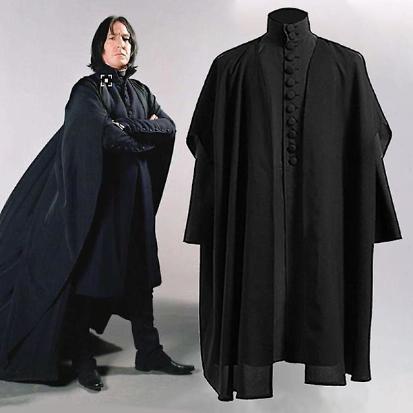Harry Potter Cosplay Professor Snape kostym 3xl 3xl
