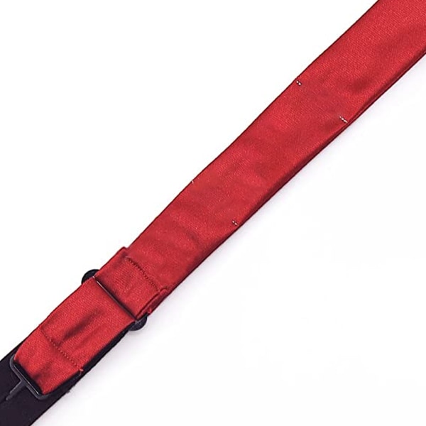 Herr Solid Bowtie Vävda Självbindande Fluga Smoking & Bröllop Fluga Svart