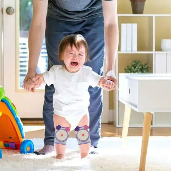 Babyskydd för knän för krypning. Justerbara halkfria knäskydd