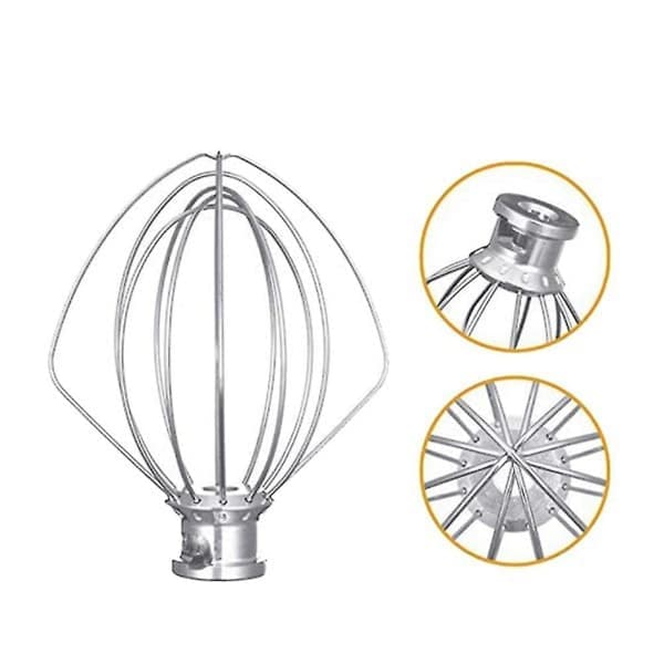 Visp i rustfritt stål 5k452ww for Kitchenaid kjøkkenmaskin