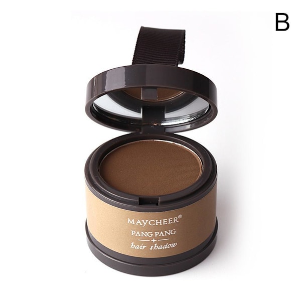 Hair Fluffy Thin Powder Pang Line Shadow Makeup Hair Concealer R light brown 4g Light coffee 4g