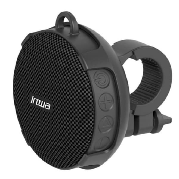 Bluetooth Højttaler Subwoofer IPX7 Vandtæt Trådløs Musikunderstøttelse TF Til Cykel Sort Sort
