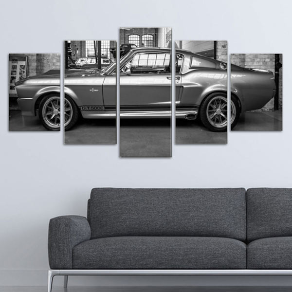 Ramfri Canvas Car Mönster Måleri Väggkonst Bild för Sovrum Vardagsrum Matsal Dekor