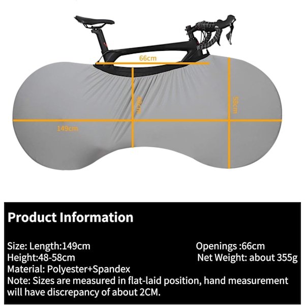 Cykelskydd dammsäkert förvaringsväska för cyklar tvättbar reptålig elastisk cykeldäck pcsage för moun