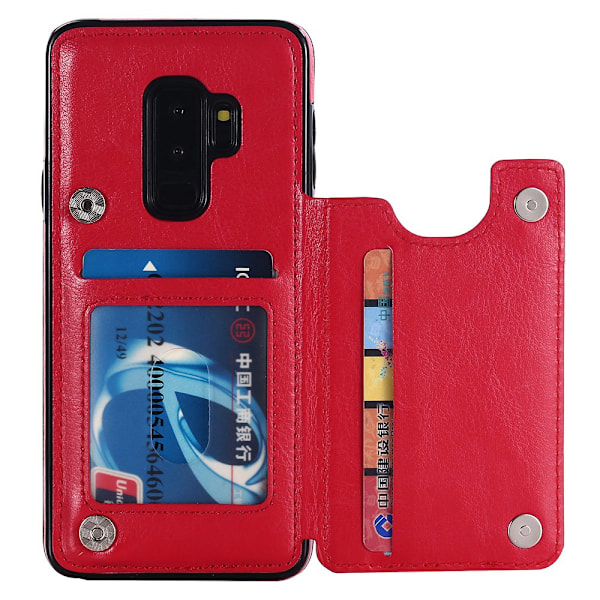 Samsung Galaxy S9+ - Stilsäkert Plånboksskal (M-Safe) Svart Svart