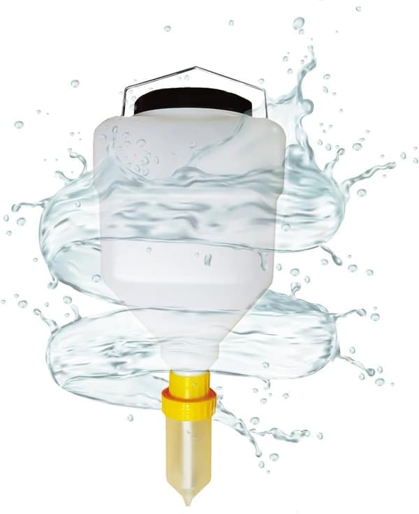 5,5L Sauce Dispenser – Square, Gravity-Fed (square, 5.5 liters)