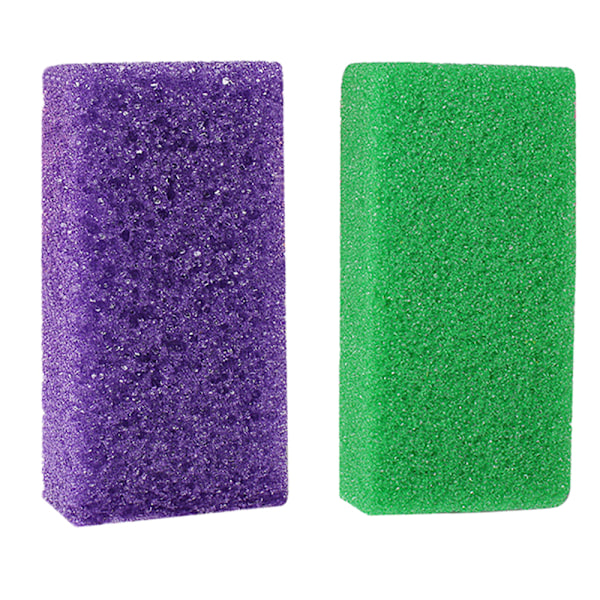 Exfoliator Pedikyrverktyg Fot Pimpsten Svamp Hård Hudborttagare 2st