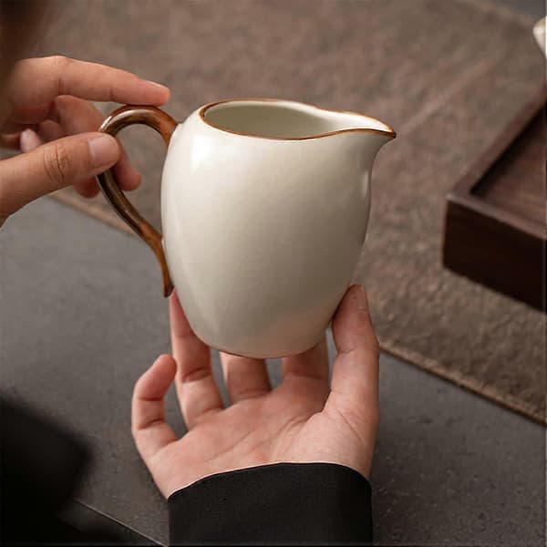 Ceramic Creamer for Coffee and Tea, Compact Milk Jug for Kitchen and Versatile Serving