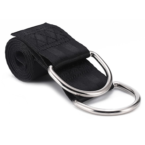 Hängmattesvängrem i polyester med hög hållfasthet, gunghängare, gungremmar, upphängningsset för utomhusbruk, 200 cm / 78,7 tum, dubbelring