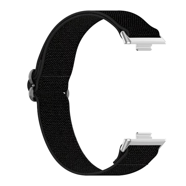 Elastiskt klockarmband i nylon för Huawei Watch Fit 3 Svart Sort