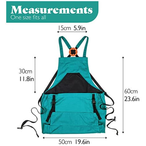 Harvest Backpack in Oxford Fabric - Fruit and Vegetable Picking Tool Apron with Adjustable Straps