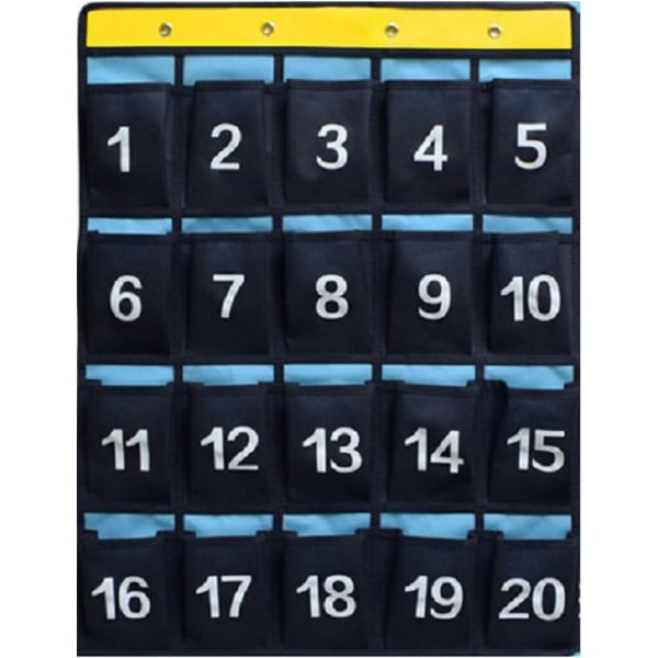 Numrerad Organizer Classroom Pocket Chart för mobiltelefoner