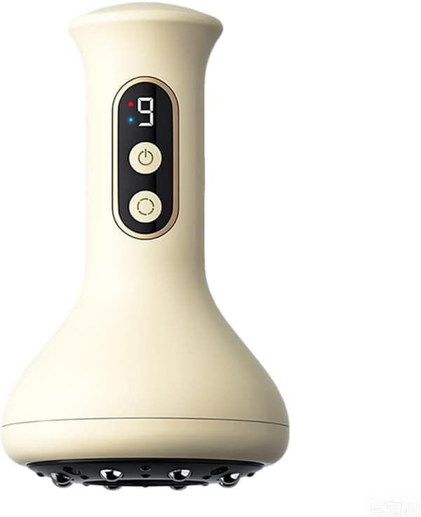 Håndholdt Cellulitmassager Cellulitfjerner til Ben Cellulitmaskine Håndholdt Massager til Mave Lår Balder (Beige)