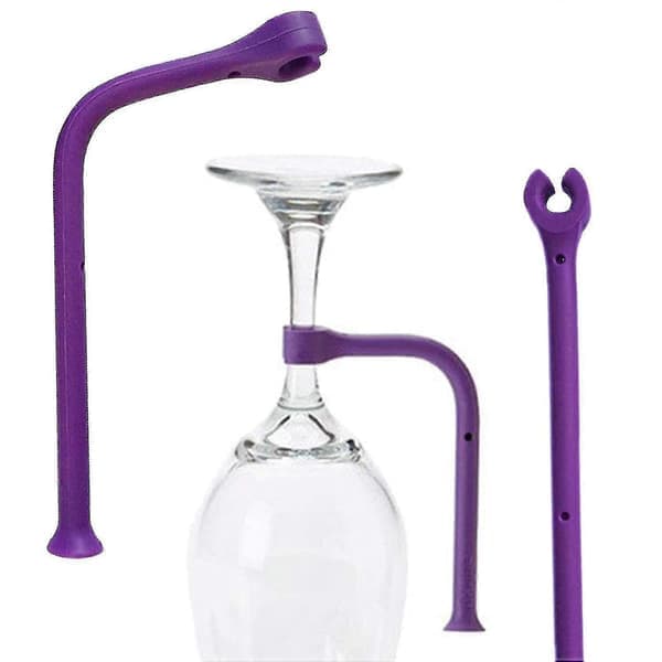 8 st Silikon Diskmaskinstillbehör Silikon Glasställ Flexibel Glasställshållare Diskmaskinsvin