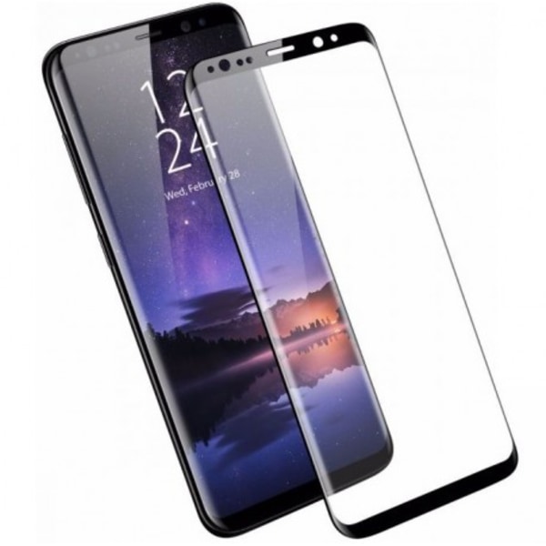Samsung Galaxy S9 Heltäckande 3D Härdat Glas Skärmskydd 0,2mm Transparent