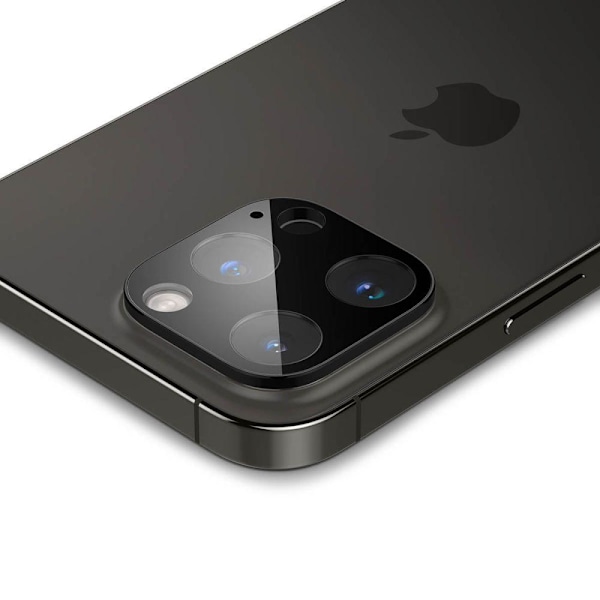 Spigen iPhone 14 Pro/Pro Max/15 Pro/Pro Max 2-PACK Optik GLAS.tR Linsskydd