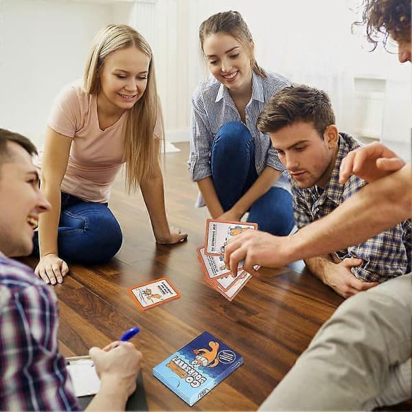 Aikuisten Go Fish -peli, jonka olet aina halunnut - Hilpeä korttipeli perhejuhliin, 3 kpl