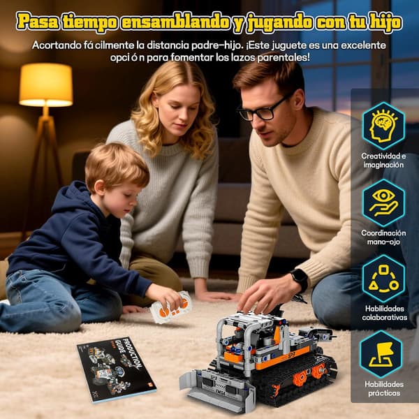 5-i-1 programmerbar robot för barn med app och fjärrkontroll