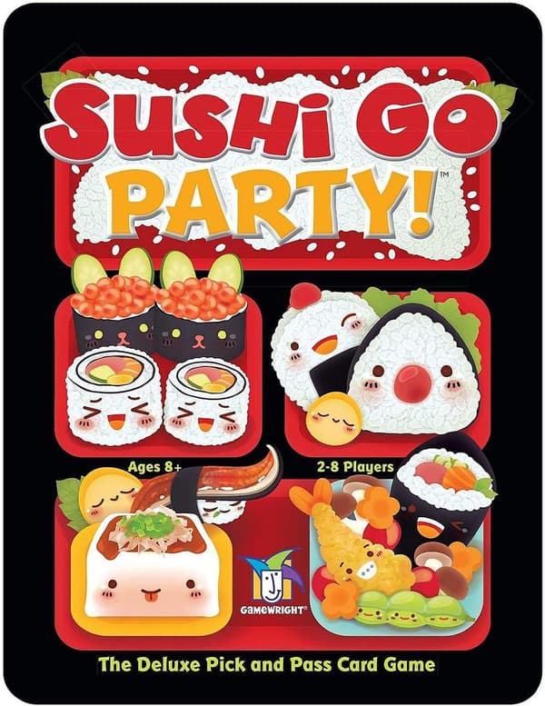 Sushi Go Party kortspill | Alder 8+ | 2-8 spillere | 20 minutters spilletid