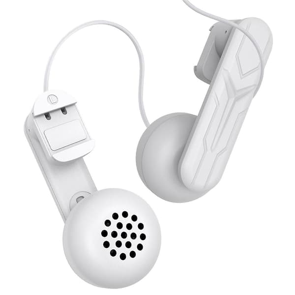 Velegnet til Meta Quest3 tilbehør headset Quest2 headset højttalere af høj kvalitet VR tilbehør (YJD) Hvid
