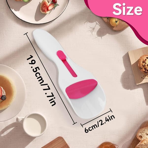 Muffin Batter Spoon, Muffin Batter Scoop with Push Button, Baking Spoon for Baking, Pastries and Cake Decoration