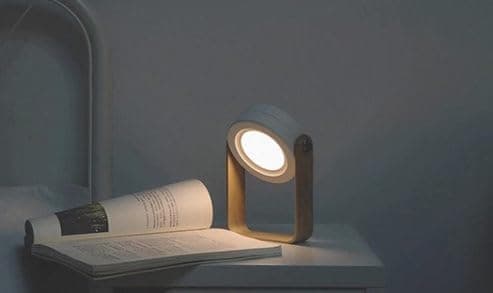 Adjustable, Dimmable, Touch Control, USB-C Rechargeable, Bamboo Handle, Foldable, Night Light, Desk Lamp, Flashlight, Multiple Functions, Gift, Novelty