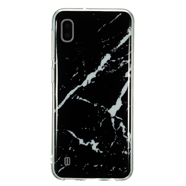 Skydda din Galaxy A10 med Marmor-skal! Svart Svart