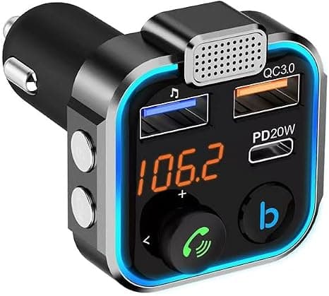 Musikkstrømmingsadapter og -spiller, støtter USB-stasjon MP3-spiller, håndfri samtale, sanntids overvåking av bilbatteri