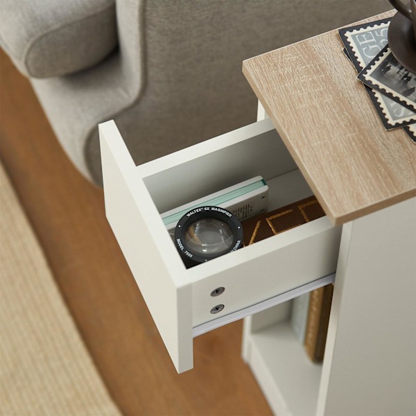 SoBuy Sidobord Förvaringsbord Soffbord Cafébord FBT111-N Wood Wood