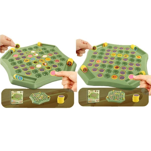 To-spiller Dyrepuslespill Vend Sjakk Dyrematch Leke Dyrematchbrett
