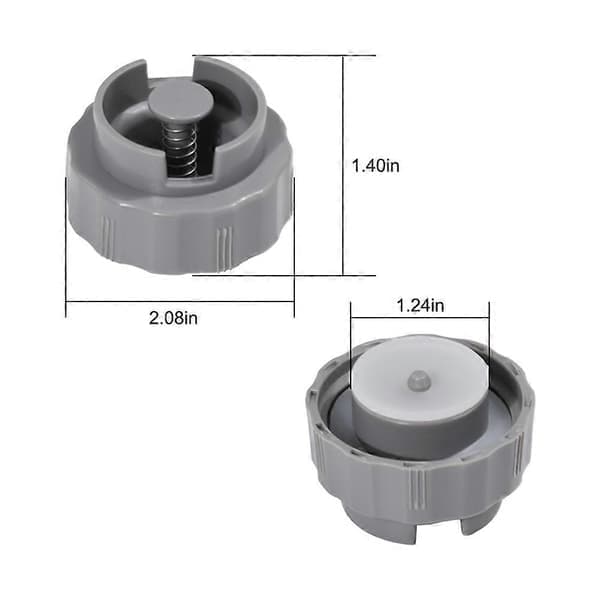 2 stk. vannbeholderlokkventil for ismaskin Opal 2.0 Nugget, for Opal Nugget ismaskin sidetank