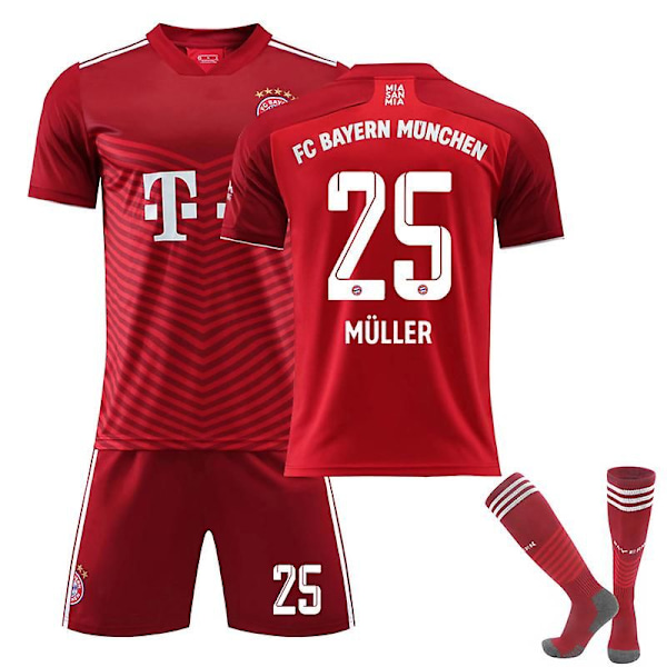 Säsong 2021-2022 FC Bayern München Fotboll T-shirts Tröjor SANE MULLER-25 XL MULLER-25 XL