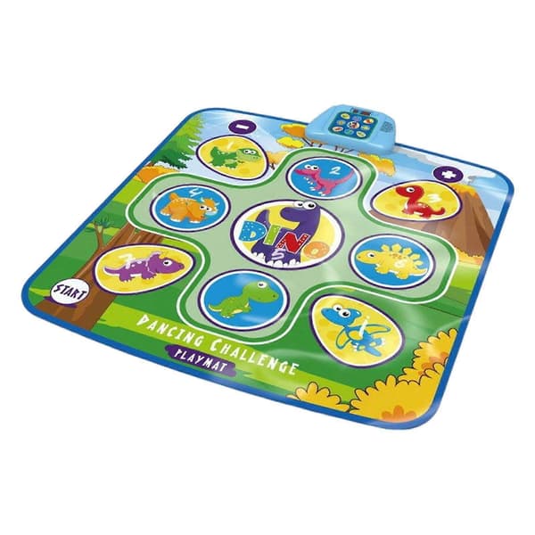 Elektroniske dansematter Dansematte Spillteppe for barn Bursdagsgaver Dinosaur dance blanket