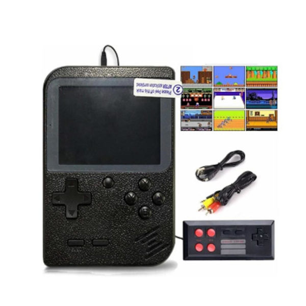 Handhållen spelkonsol, 400 klassiska spel 3 tum LCD-skärm Bärbar Gameboy FC-system, Retro videospelkonsol Stödjer TV-anslutning och två spelare