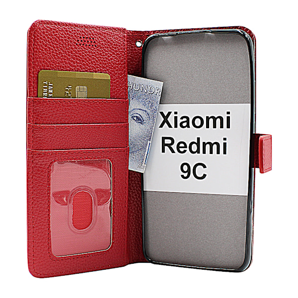 New Standcase Wallet Xiaomi Redmi 9C Brun Brun