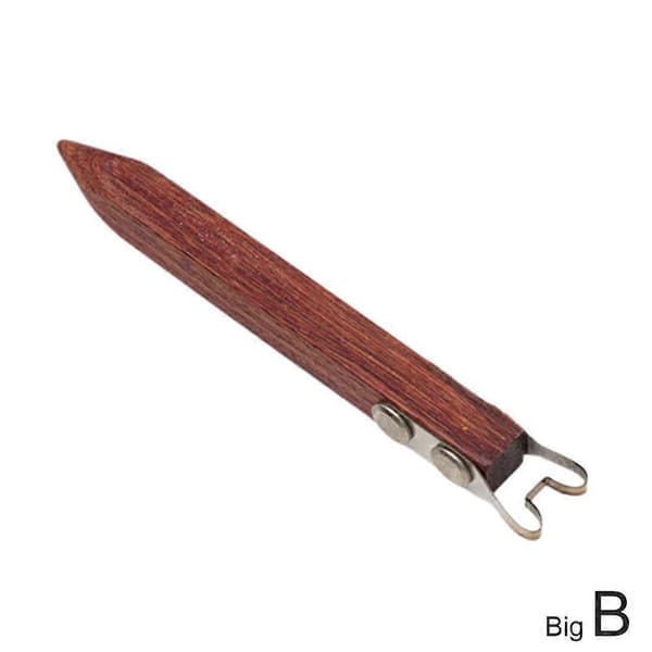 Wood Handle Clay Bottom Trimming Pottery Tool Modeling Ring Foot Scraper Big