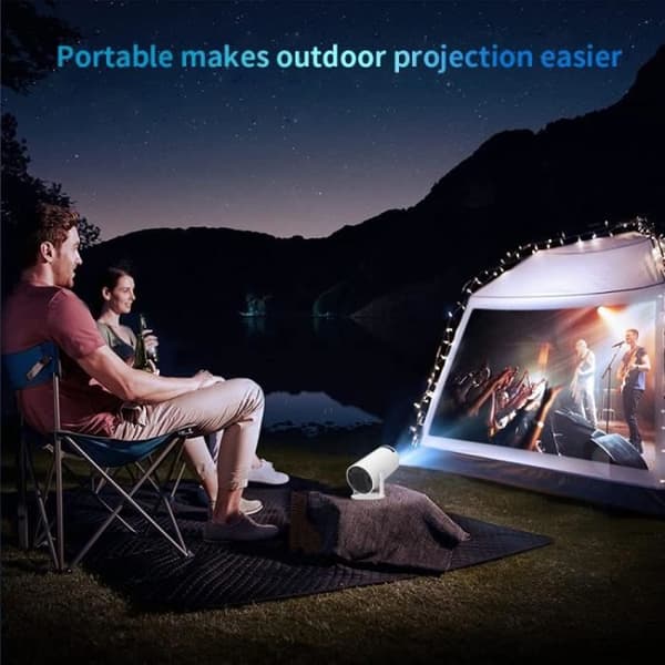 Portable Video Projector - Android 11.0 - 1280x720 - 130 inch - WiFi 2.4G/5G - BT4.1