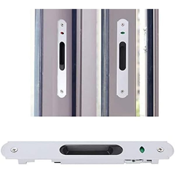 Single-sided lock, modern recessed sliding door window hook lock, modern mobile door lock