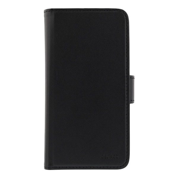 DELTACO wallet case 2-in-1, iPhone 6/6s/7/8/SE (2020), magnetic back Svart
