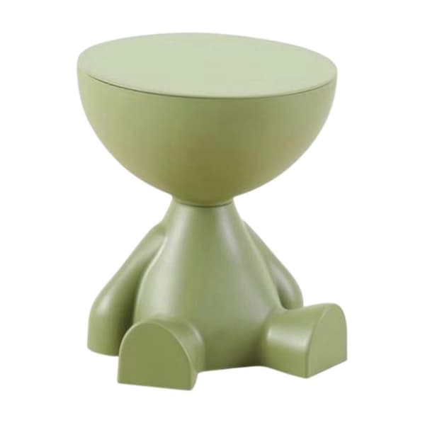 Compact Sofa Side Drink Table, Decorative Accent Table for Living Room, Bathroom, Office, Patio Green