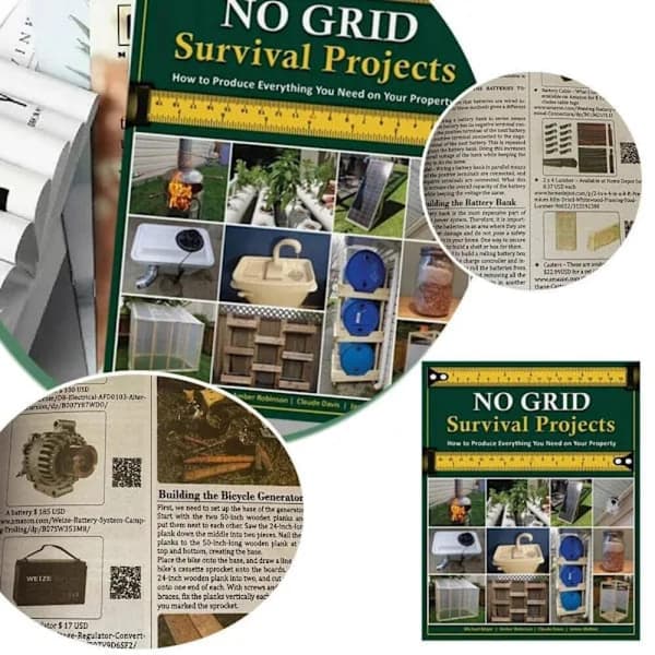Off-Grid Overlevelsesbog: Sådan producerer du alt, hvad du har brug for på din ejendom A5-størrelse